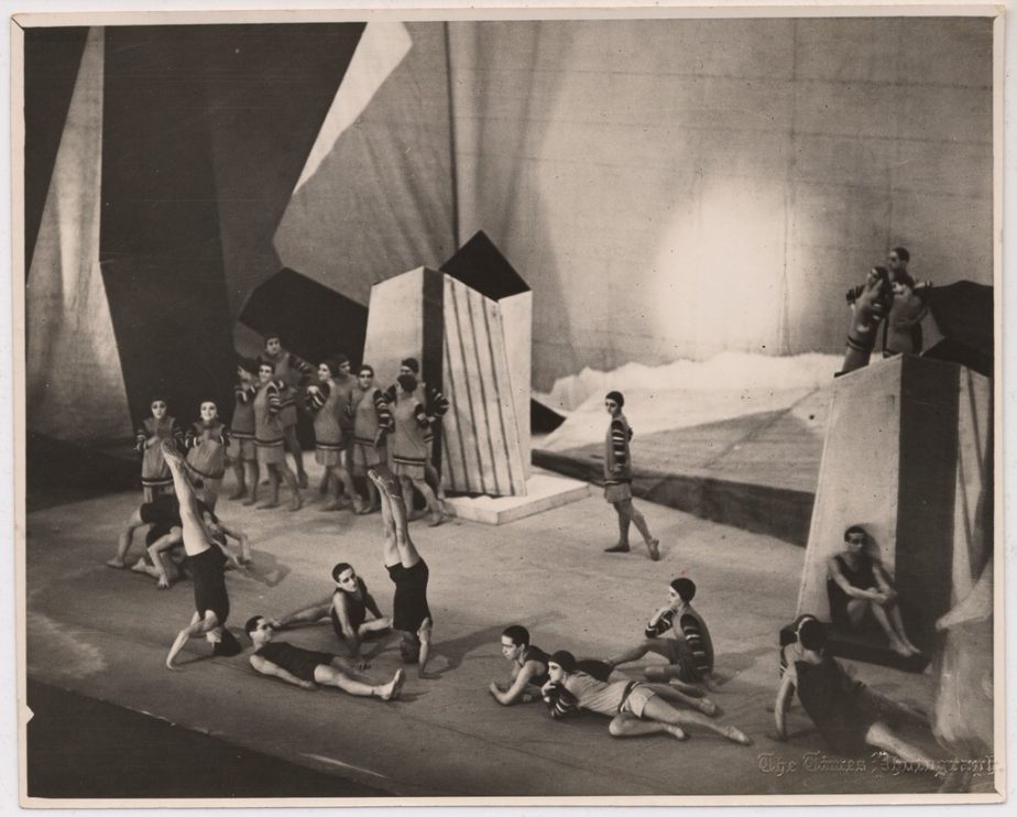 Ballets Russes production of Darius Milhaud’s Le Train Bleu from June 20, 1924